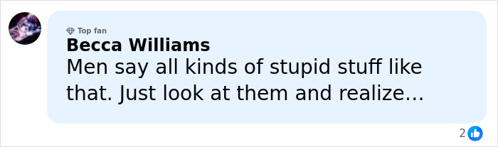 Comment from Becca Williams reacting to Margot Robbie reveals gift that male actor gave her, sparking women&rsquo;s collective fury.