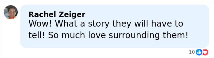 Comment from Rachel Zeiger expressing amazement and love surrounding Bad Bunny's halftime show wedding during Super Bowl viewers' reactions.