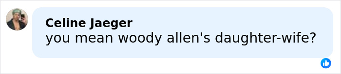 Screenshot of a social media comment discussing Timoth&eacute;e Chalamet in relation to Epstein files allegations.