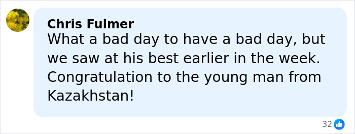 Comment on social media profile expressing concern after troubling posts spotted on Olympic star Ilia Malinin&rsquo;s page following major defeat