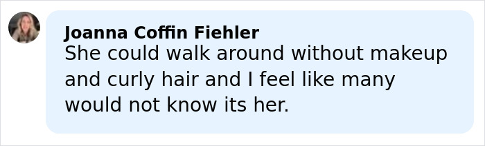 Social media comment about Taylor Swift’s makeup-free look and reactions to her natural appearance.