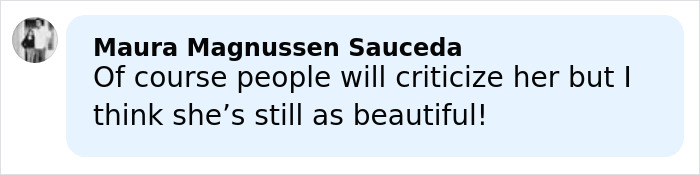 Comment praising Taylor Swift’s makeup-free behind-the-scenes video, highlighting her natural beauty despite criticism.