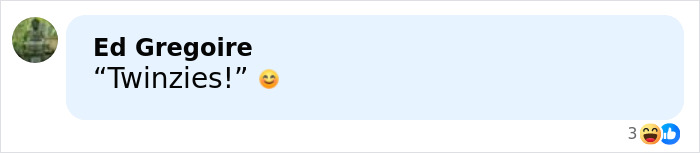 Comment reading Twinzie with smiling emoji reacting to hilariously awkward fashion faux pas in Blake Lively and Justin Baldoni court showdown.