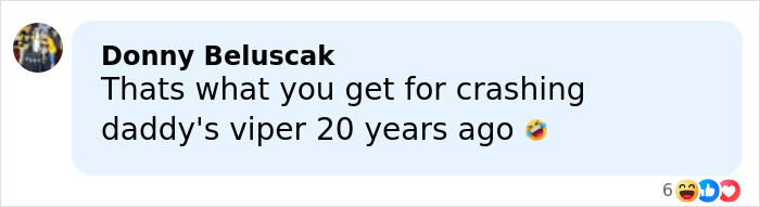 Text message from Donny Beluscak referencing a past incident, unrelated to Home Improvement star Zachery Ty Bryan&rsquo;s jail sentence.