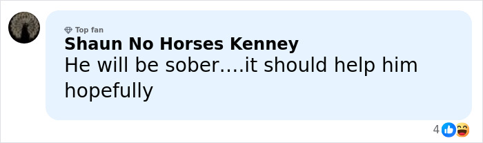 Commenter Shaun No Horses Kenney expresses hope for sobriety related to Home Improvement star Zachery Ty Bryan&rsquo;s jail sentence.