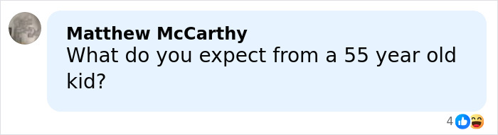 Comment by Matthew McCarthy questioning expectations from Kid Rock, discussing public reaction after halftime show criticism.