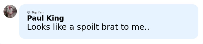 Comment by Paul King reading looks like a spoilt brat, related to lip reader claim about rude words Barron told Ivanka during speech.