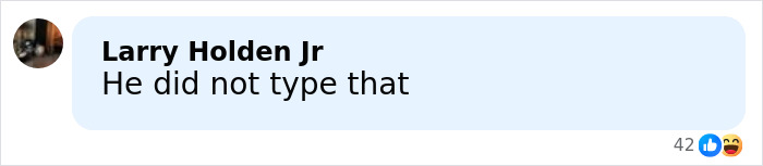 Social media comment disputing a statement, focusing on Bad Bunny Super Bowl 2026 halftime show reaction.