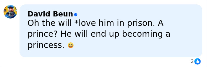 Man reacting emotionally in court during presentation of videos as proof of horrific crimes related to Son of Norway's Crown Princess.