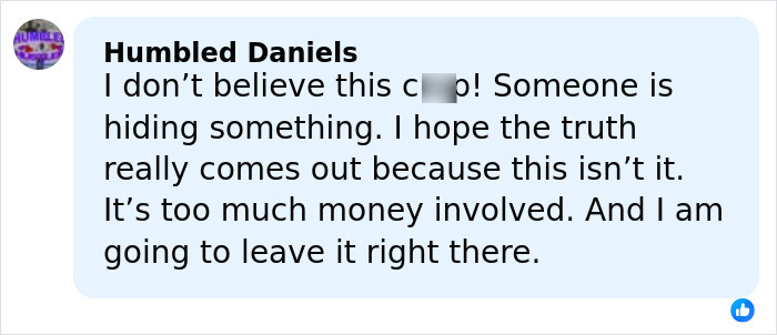 Comment from Humbled Daniels expressing disbelief and suspicion about Anne Burrell’s tragic passing and police report details. Comment from Humbled Daniels expressing disbelief and suspicion about Anne Burrell’s tragic passing and police report details.