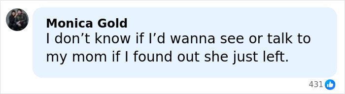 Comment about North Carolina mom of three who disappeared 24 years ago and her family&rsquo;s feelings after she abandoned them.