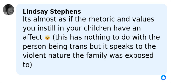Comment by Lindsay Stephens discussing the disturbing criminal history of Roberta Esposito's son after a fatal hockey game attack. Comment by Lindsay Stephens discussing the disturbing criminal history of Roberta Esposito's son after a fatal hockey game attack.