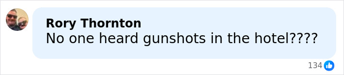 Text message from Rory Thornton asking if anyone heard gunshots in the hotel, related to Utah dance mom&rsquo;s parent clash.