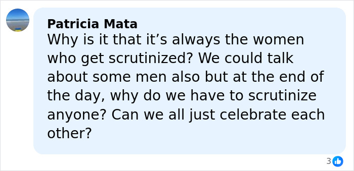 Comment on scrutiny of women related to Heidi Klum’s controversial Grammys dress backlash and public discussion.