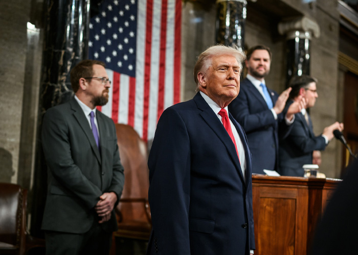 Foto dos filhos de Trump antes de seu discurso sobre o estado da União distraiu todos com um detalhe Foto dos filhos de Trump antes de seu discurso sobre o estado da União distraiu todos com um detalhe
