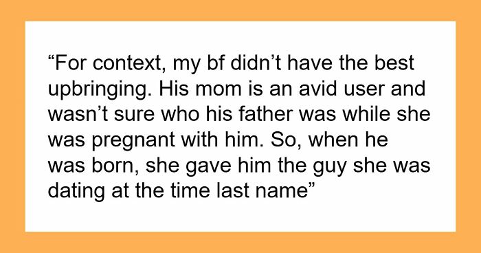 Guy Wants Baby To Have His Bio Dad’s Surname, GF Struggles With How To Tell Him It’s Not Even His