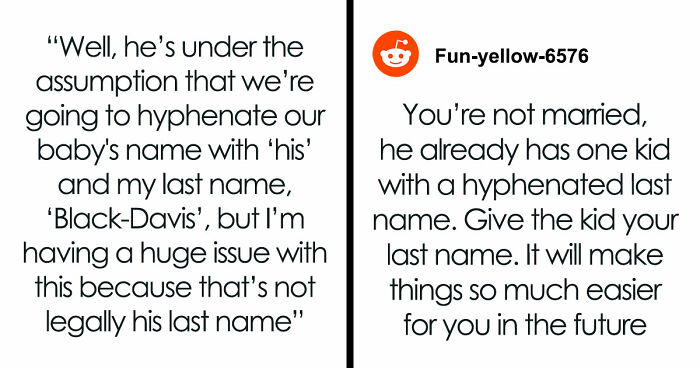 Pregnant GF Doesn’t Want To Use BF’s Random Last Name For Baby, Knows it Will Break His Heart