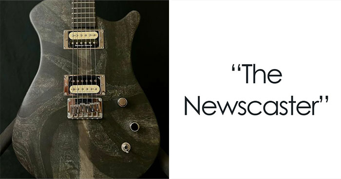 This Newspaper Guitar Took Six Weeks To Build, And It’s Way More Convincing Than It Should Be - 19