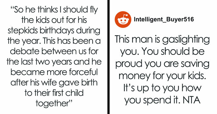 Man Moves Away And Remarries, Rages When Ex Refuses To Sponsor Flights For His New Kid’s Birthdays