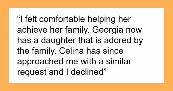 Woman Helps One SIL Have A Baby But Says No To The Other, In-Laws Call It Discrimination