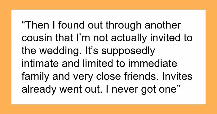 Aunt Pressures Woman To Fund Wedding Expenses, She Declines After Being Excluded From Guest List