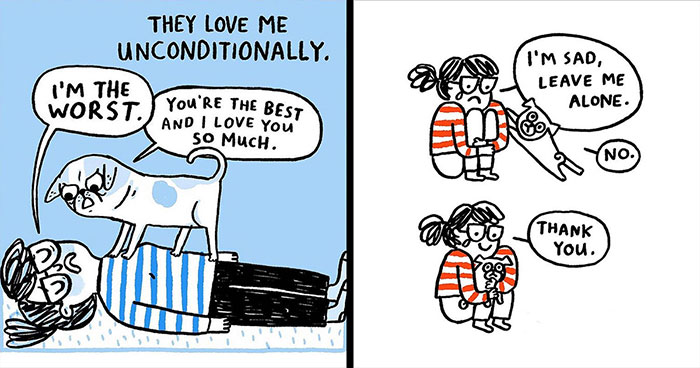 Anyone Who Lives With A Pug Might Find This Artist’s 37 Comics Immediately Relatable