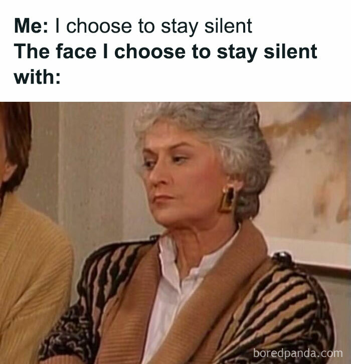 Woman with serious expression illustrating silent struggle meme about modern adulthood and everyday life challenges