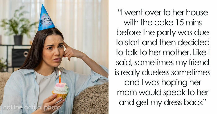 Mother Defends Daughter’s Surprise Dress “Purchase”, Baker Friend Refuses To Serve Cake