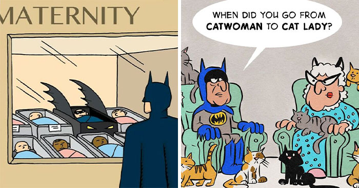 20 Hilarious Comics About Superheroes Dealing With Everyday Problems