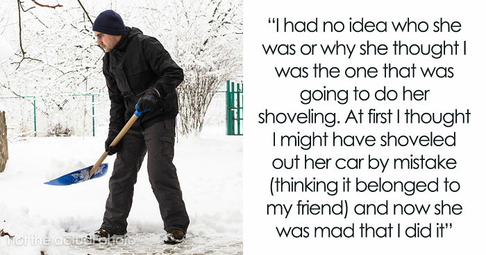 Kind Man Helps The Elderly Even While His Entitled Neighbor Follows Him Around