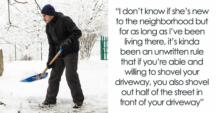 Guy Shovels Snow For Elderly Neighbor, Random Lady Decides He’s The HOA And Orders Her Walkway Done