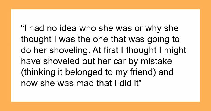 Helpful Neighbor Clearing Snow Stunned After Being Treated Like The HOA’s Snow Crew