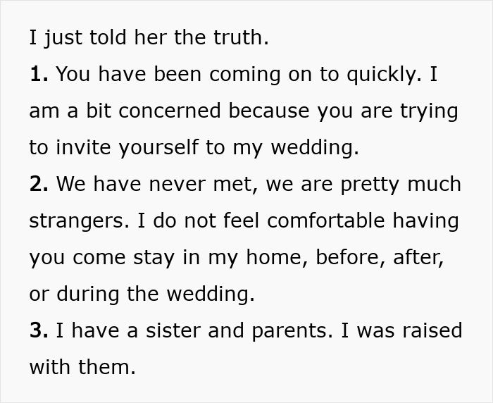 Woman Finds Biological Sister Wanting To Connect, Assumes She’s Invited To Her Wedding Woman Finds Biological Sister Wanting To Connect, Assumes She’s Invited To Her Wedding