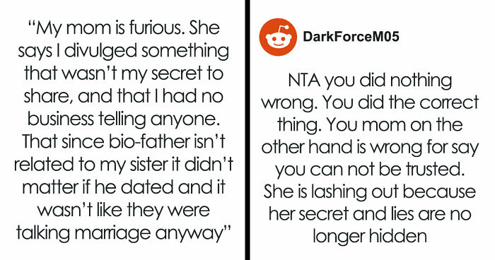 Half-Sis Shares She’s Dating Older Guy, Woman Mortified After Learning He’s Her Bio Dad