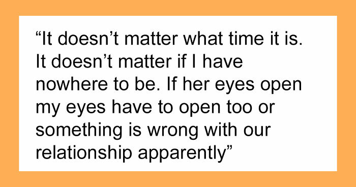 Woman Keeps Waking Up BF As Soon As She Wakes Up Because That’s What “Normal” Couples Do