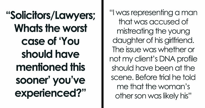 38 Lawyers Who Thought They Had A Winning Case, Until Their Client Finally Told The Truth