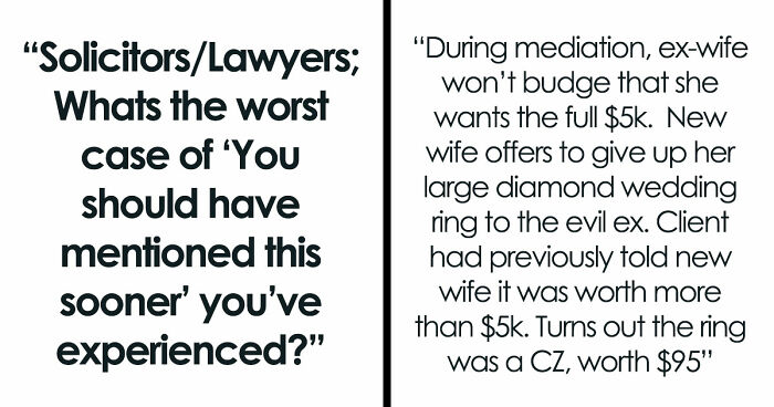 38 Lawyers Who Thought They Had A Winning Case, Until Their Client Finally Told The Truth