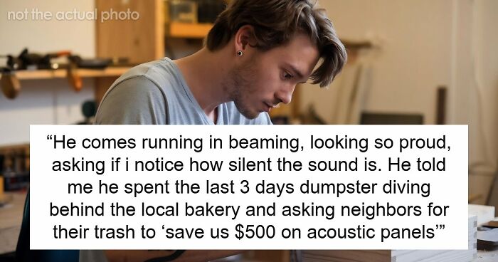 Woman Comes Home Expecting Peace And Quiet, Finds Trash Glued To Her Office Walls By “Crafty” BF