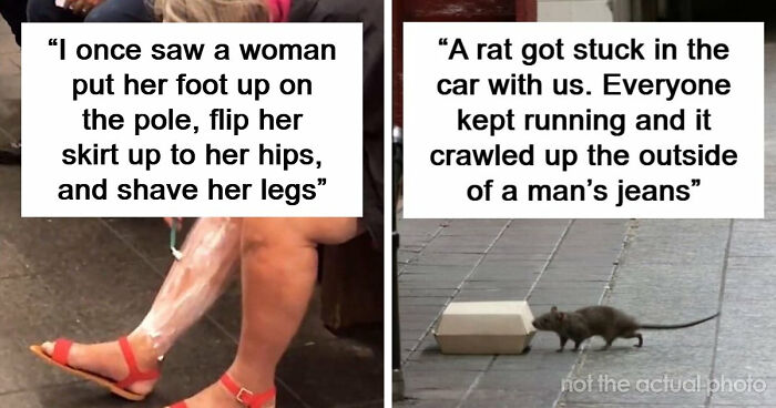 “I Was Speechless”: 75 People Share The Most Unhinged Things They Have Ever Seen On The Subway