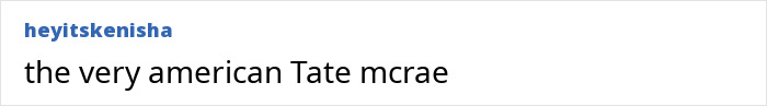 Text post reading the very american Tate McRae discussing Tate McRae blasted as traitor over Team USA Olympics ad.