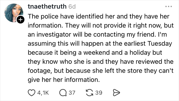 Screenshot of social media post discussing police identifying suspect in teacher jailed over alleged racist attack case. Screenshot of social media post discussing police identifying suspect in teacher jailed over alleged racist attack case.