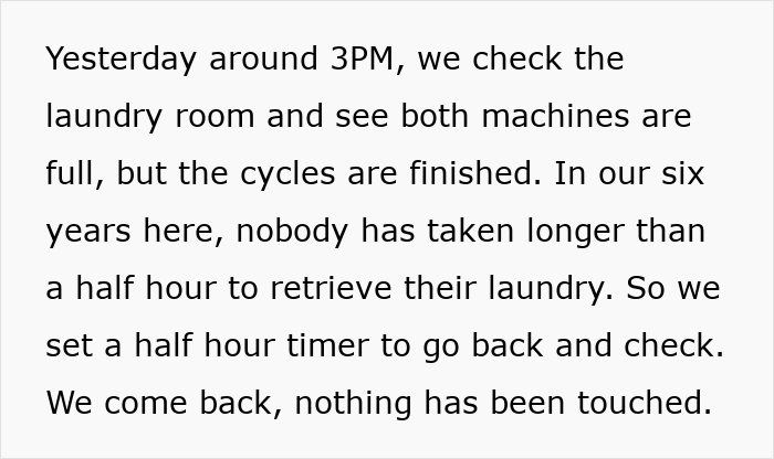 Neighbor Leaves A Salty Note After Getting Called Out For Holding Up The Entire Building&rsquo;s Laundry