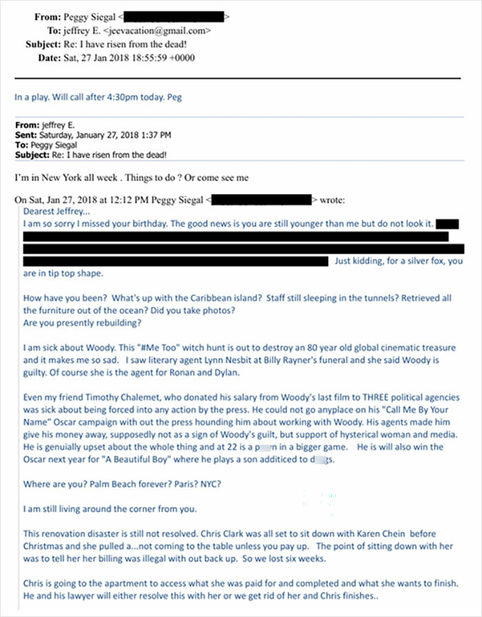 Email exchange revealing publicist's shocking claim about Timoth&eacute;e Chalamet in Epstein files controversy