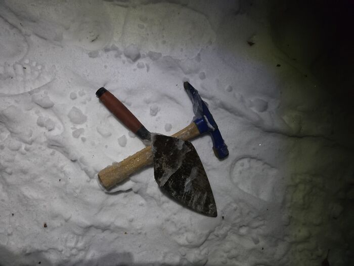 I'm A Stone Mason, Using Snow And Ice During The Winter To Make Art