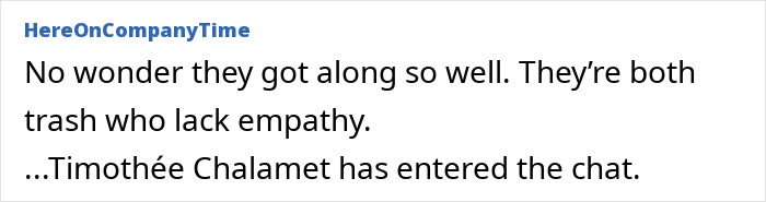 Screenshot of a social media comment criticizing Travis Scott and Kylie Jenner&rsquo;s kids birthday party theme as appalling.