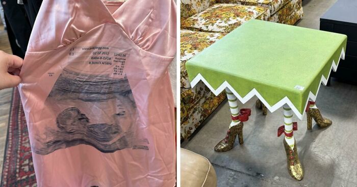 68 Wildly Questionable Thrift Store Treasures That Feel Like They Escaped Another Dimension