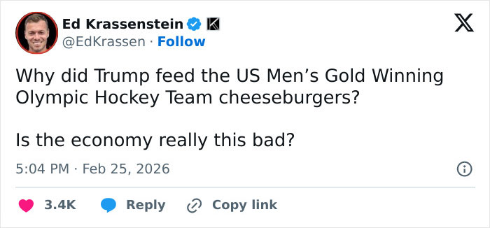 US Hockey Team's White House Visit Sparks Frenzied Reactions After Video Surfaces Of The Food US Hockey Team's White House Visit Sparks Frenzied Reactions After Video Surfaces Of The Food