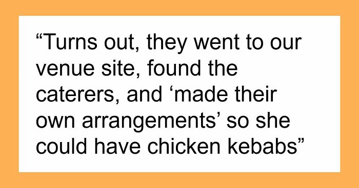 “I Was Floored”: Bride Shocked After Guests Reaches Out To Wedding Caterers Behind Her Back