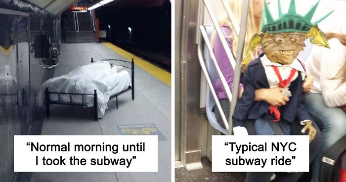 “Only In A NYC Subway”: 51 Weird Moments On The Subway That Quickly Went Off The Rails (New Pics)