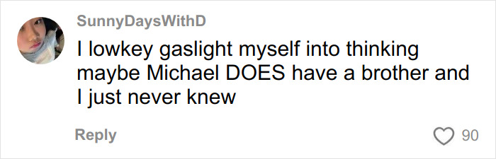 Social media comment expressing surprise and confusion about Michael B. Jordan's role in Sinners twins.